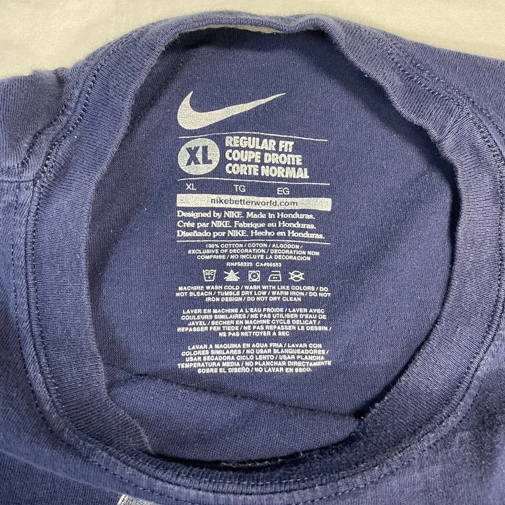 Nike Seattle Seahawks Super Bowl XLVIII Champions Blue Long Sleeve Shirt XL